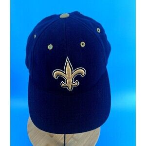 New Orleans Saints Hat Black and Gold NFL Adjustable NOLA American Football